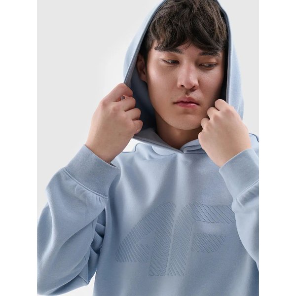 Bluza męska TSWSM1621 4F - jasny niebieski