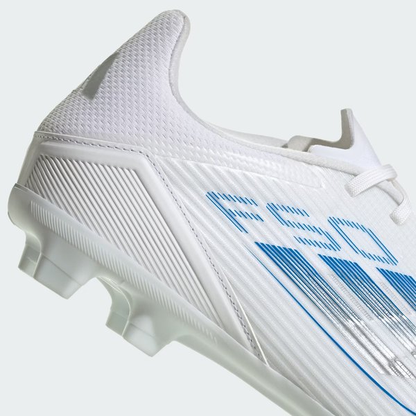 Buty piłkarskie, korki F50 League FG/MG Adidas - Cloud White/Silver Metallic/Cloud White