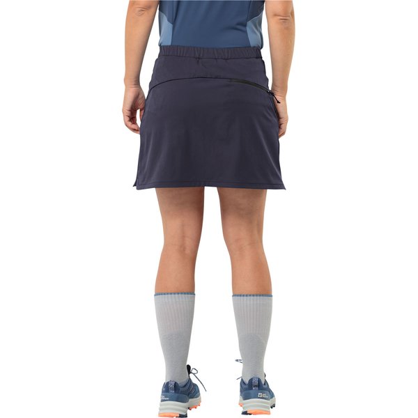 Spódnica trekkingowa ze spodenkami Hiking Alpine Jack Wolfskin - czarna