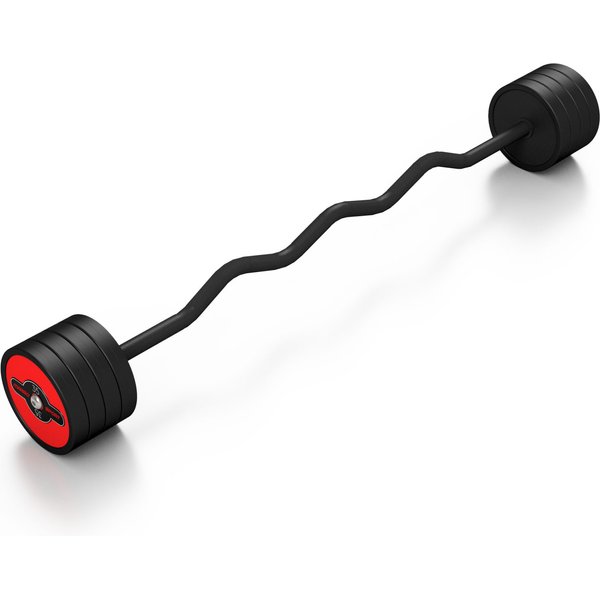 Sztanga łamana gumowana 35kg Marbo Sport