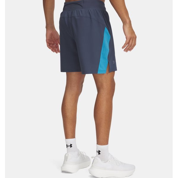 Spodenki męskie Launch Pro 7'' Under Armour - Downpour Gray / Ether Blue