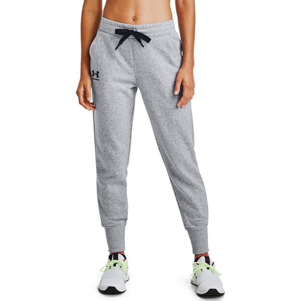 Spodnie dresowe damskie Rival Fleece Joggers Under Armour - szare
