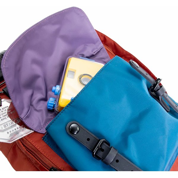 Plecak Macaroon Gamescape Series 16L Doughnut - pomarańczowy/fioletowy/niebieski