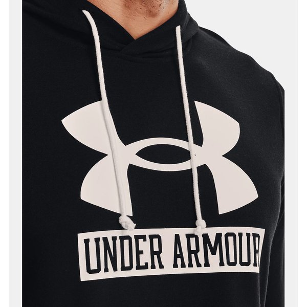 Bluza męska Rival Terry Logo Hoodie Under Armour - black