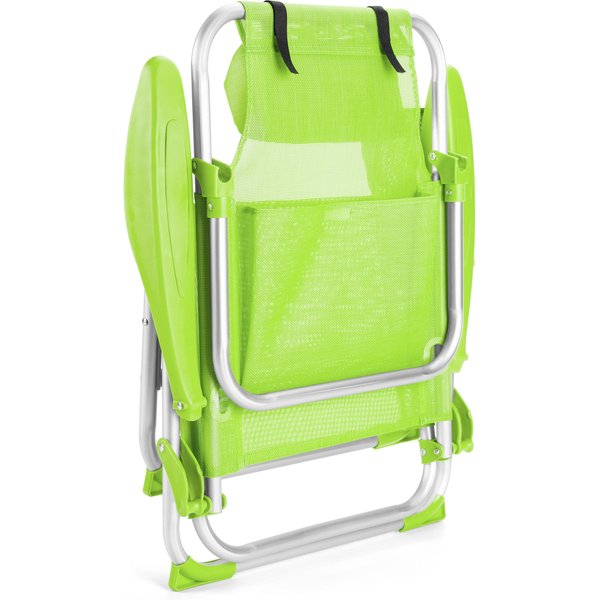 Krzesło plażowe z funkcją leżaka Sun Lite 2w1 Outtec - lime