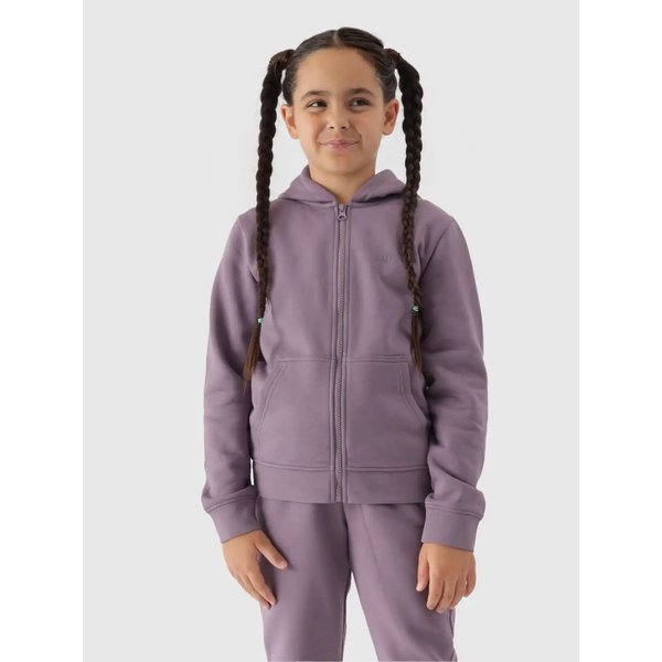 Bluza dziewczęca 4FJWMM00TSWSF1315 4F - fiolet