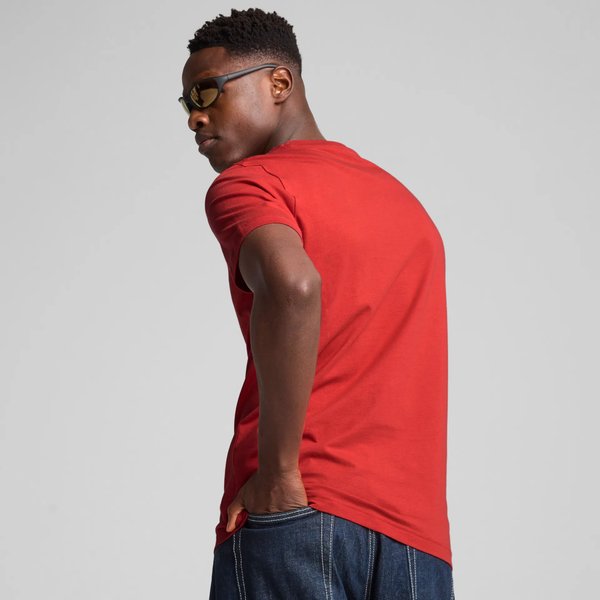Koszulka męska Essentials Logo Lab Puma - Red Fire
