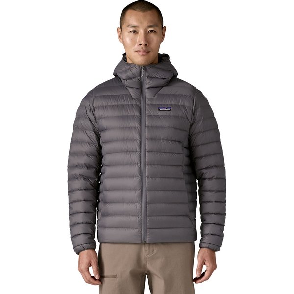 Kurtka puchowa męska Down Sweater Hoody Patagonia - Forge Grey w/Forge Grey