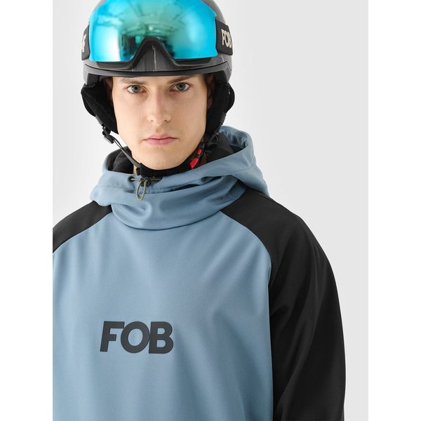 Bluza snowboardowa męska FOB TSOFM255 4F - denim
