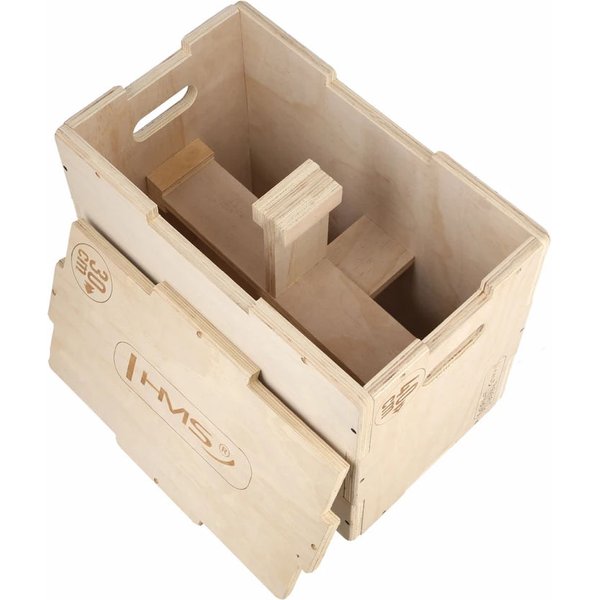 Skrzynia plyometryczna drewniana, crossfit DSCO4 HMS