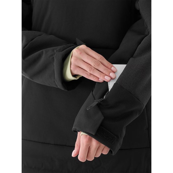 Kurtka snowboardowa damska TTJAF585 4F - głęboka czerń