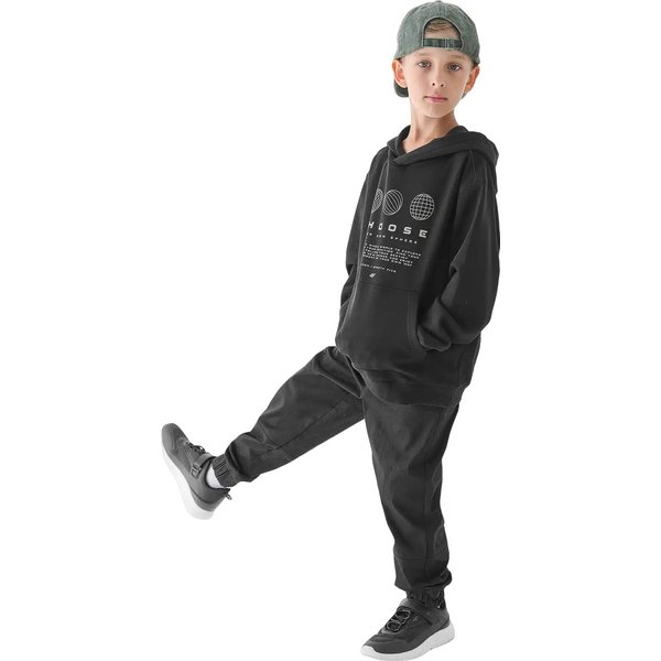 Bluza chłopięca TSWSM1226 4F - czarny