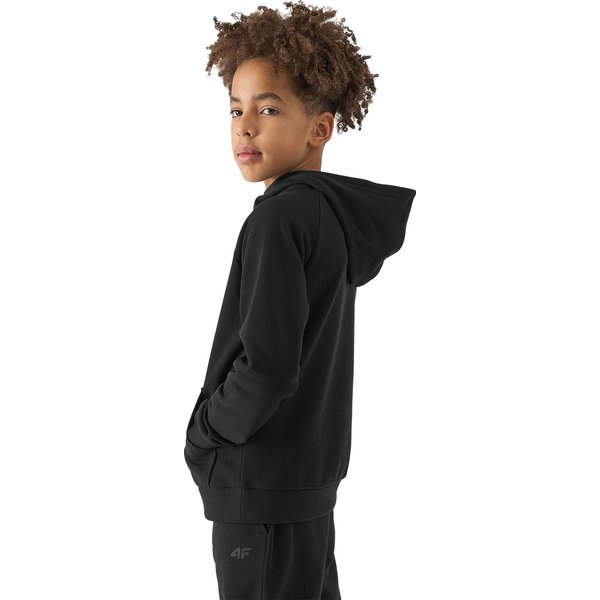 Bluza chłopięca 4FJWSS24TSWSM0925 4F - głęboka czerń