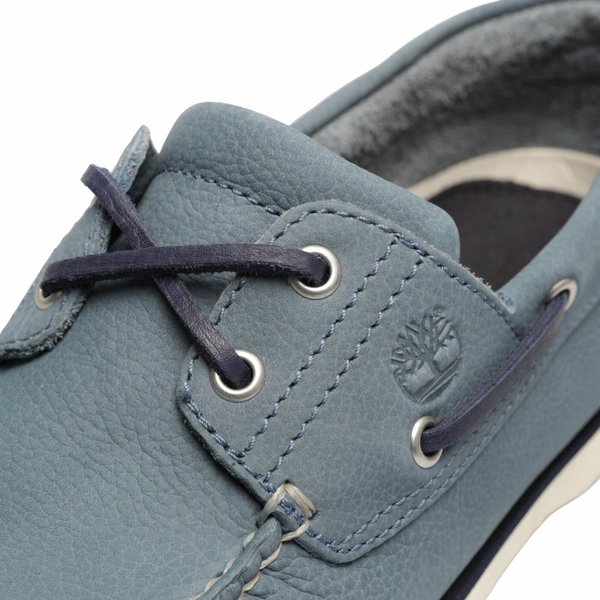 Buty, mokasyny Classic Boat 2 Eye Boot Timberland - niebieski