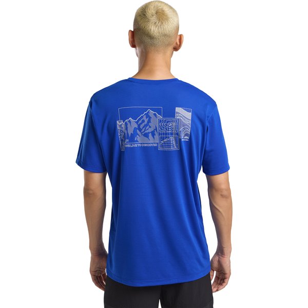 Koszulka męska Vonnan Graphic Jack Wolfskin - vibrant blue