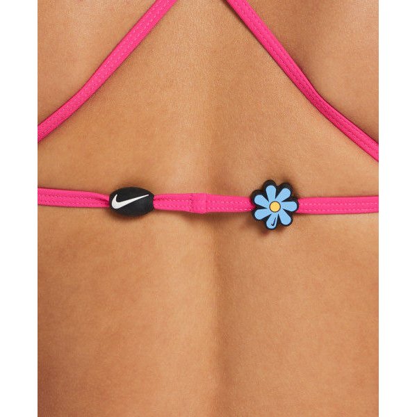Strój kąpielowy damski Adjustable Crossback Nike Swim - różowy