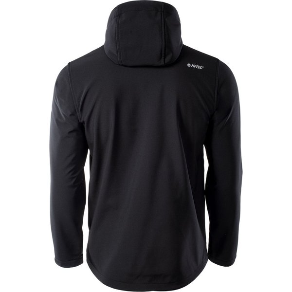 Softshell męski Caen Hi-Tec - black/spicy orange