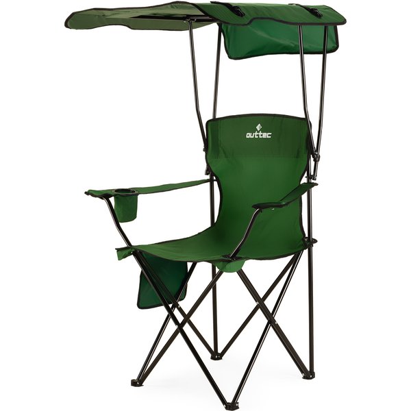 Krzesło turystyczne, wędkarskie Sun XXL Outtec - Sun zielone