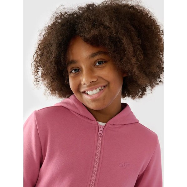 Bluza dziewczęca 4FJWMM00TSWSF1315 4F - jasny róż