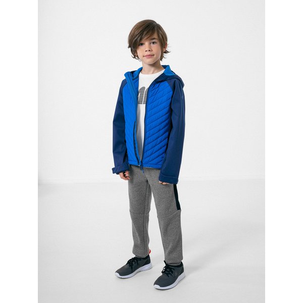Softshell juniorski HJZ22 JSFM002 4F - niebieska