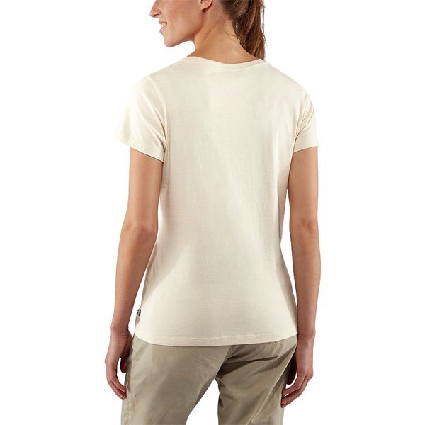 Koszulka damska Arctic Fox Fjallraven - Chalk White