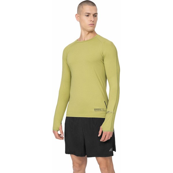 Longsleeve męski 4FSS23TFLOM078 4F - zielona