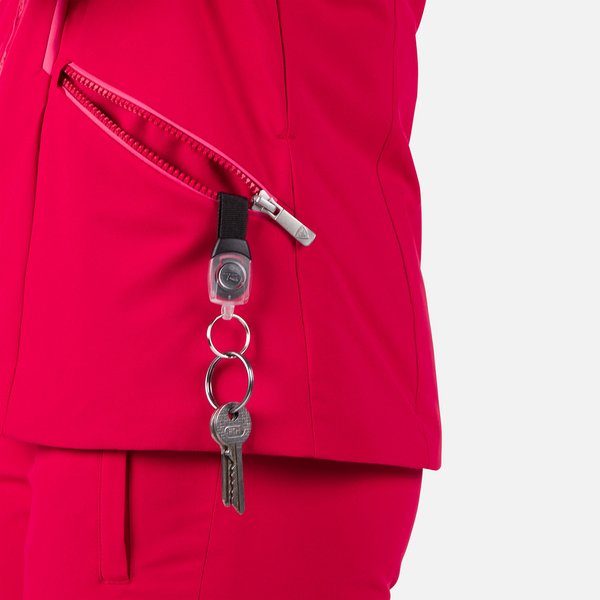 Kurtka narciarska damska Flat Rossignol - ruby red