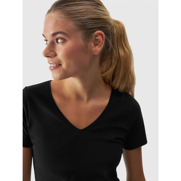 Koszulka damska TTSHF1649 4F - głęboka czerń