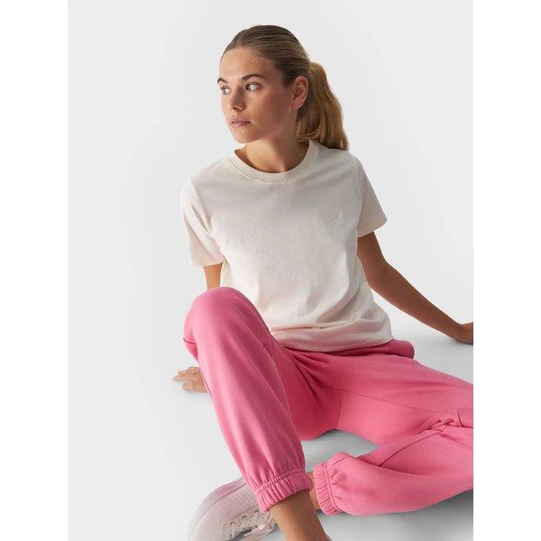 Koszulka damska TTSHF1650 4F - kremowy