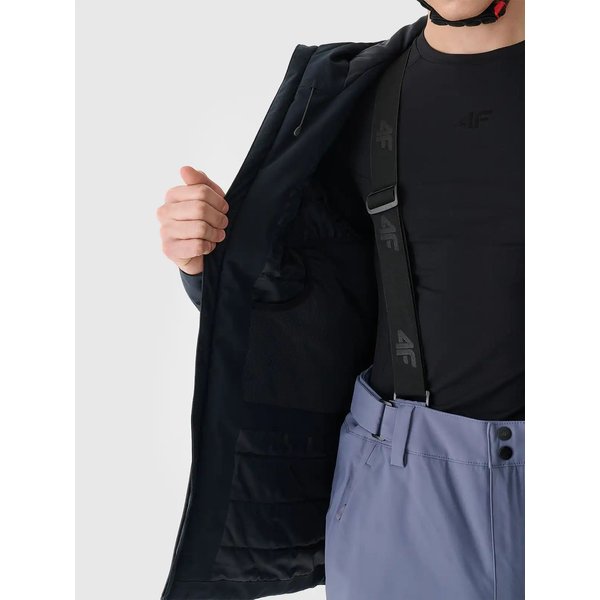 Kurtka narciarska męska TTJAM579 4F - głęboka czerń