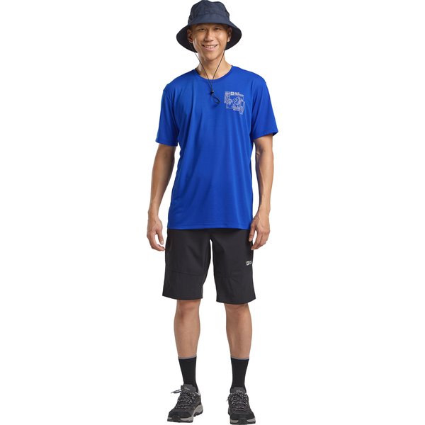 Koszulka męska Vonnan Graphic Jack Wolfskin - vibrant blue