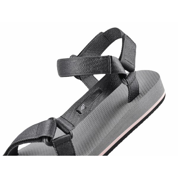 Sandały 4FRSS24FSANF054 Wm's 4F - ciemny szary