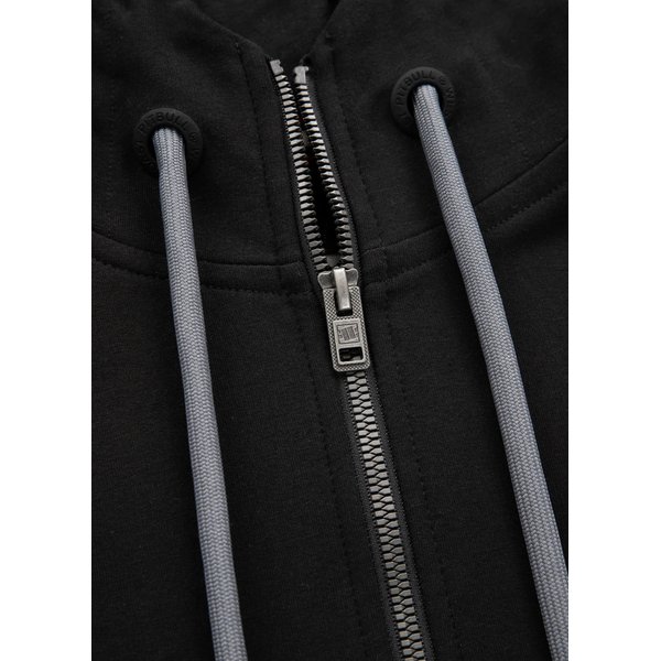 Bluza męska Lotus Hooded Zip Pitbull West Coast - czarna