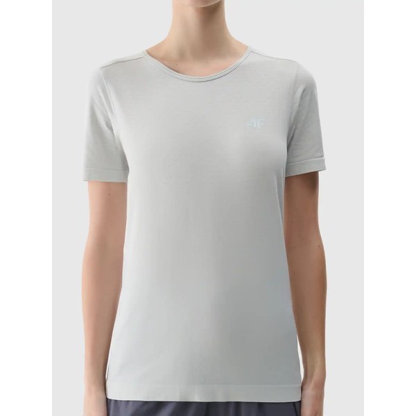 Koszulka damska TFTSF1266 4F - chłodny jasny szary