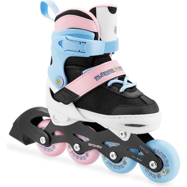 Rolki regulowane Joy Spokey - czarny/niebieski