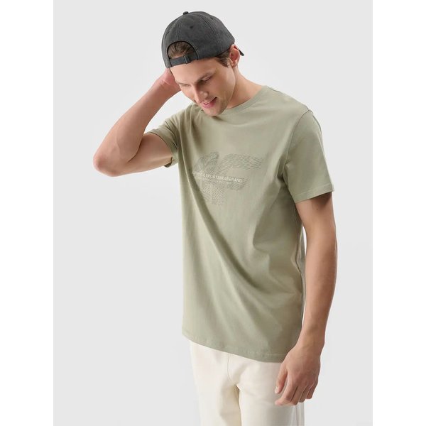 Koszulka męska TTSHM2004 4F - oliwkowy