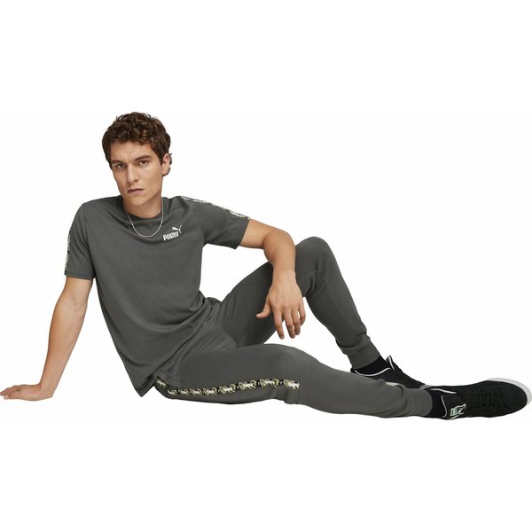 Koszulka męska Essentials Tape Camo Tee Puma - Mineral Gray