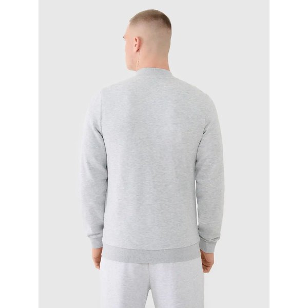Bluza męska 4FWMM00TSWSM1463 4F - chłodny jasny szary melanż