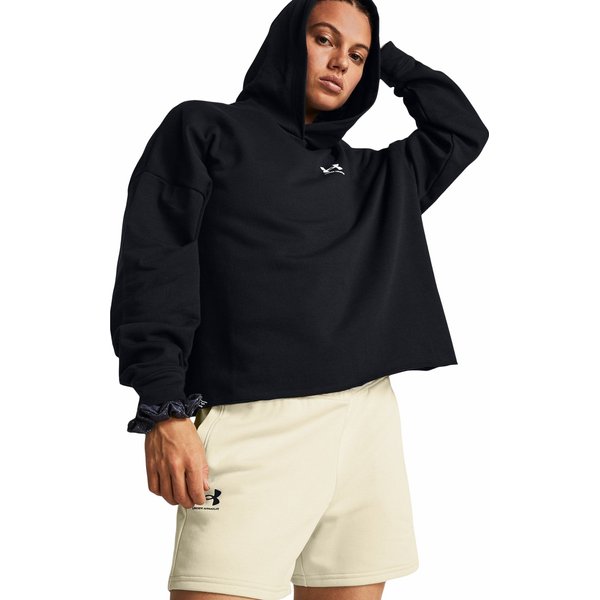 Bluza damska Rival Terry Hoodie Under Armour - czarna