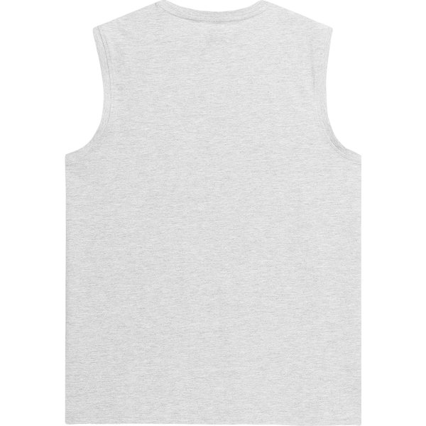 Bezrękawnik męski 4FWSS24TSLEM075 4F - chłodny jasny szary melanż