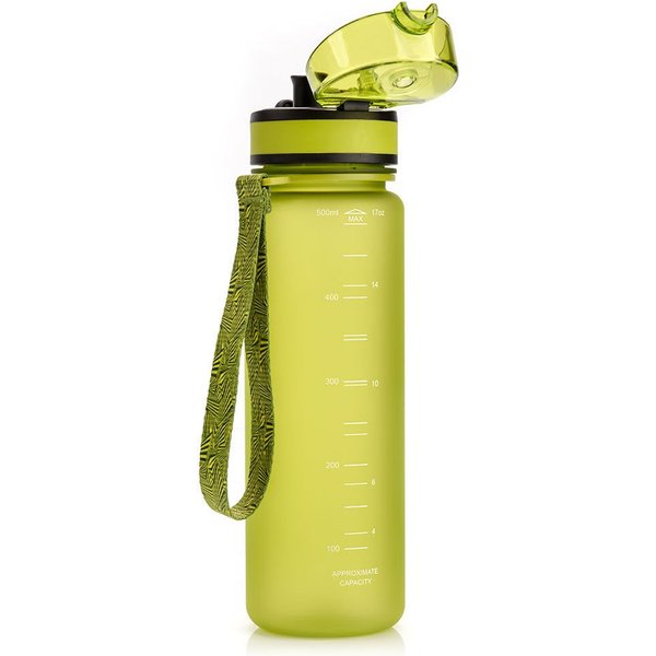 Bidon sportowy 500ml Meteor - zielona