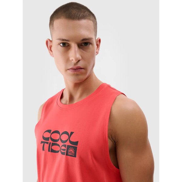 Bezrękawnik męski TSLEM123 4F - koral