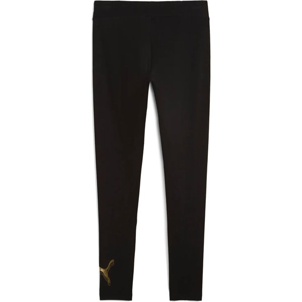 Legginsy damskie Ess Metallic Puma - black/metallic gold