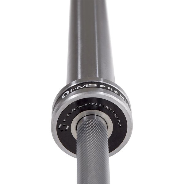 Gryf olimpijski prosty GO685 220cm 50mm z zaciskami ZG1000R HMS