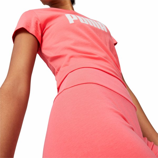 Spodenki damskie Essentials Logo Puma - różowe