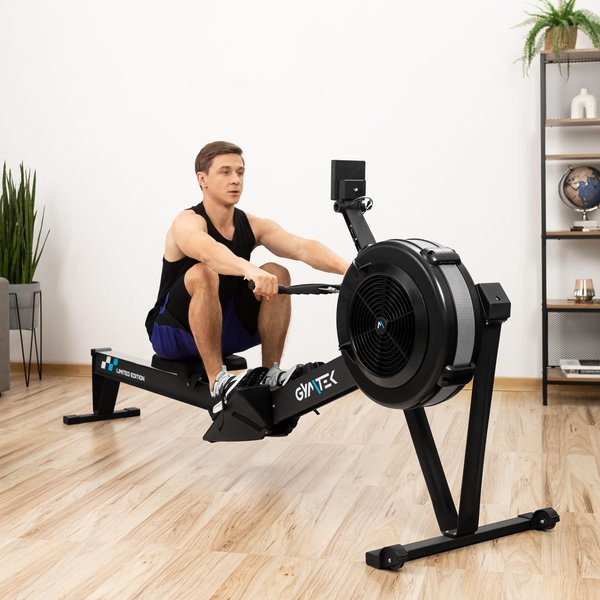 Wioślarz powietrzny XR4000 + pas do pomiaru tętna Gymtek
