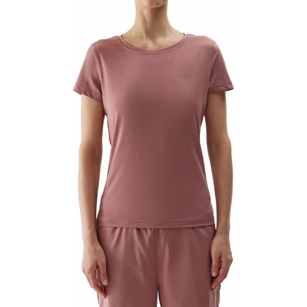 Koszulka damska 4FWSS24TFTSF604 4F - jasny róż