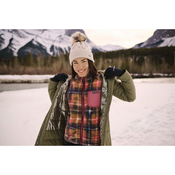 Polar damski West Bend Print Full Zip II Columbia - Camel Brown Omblur