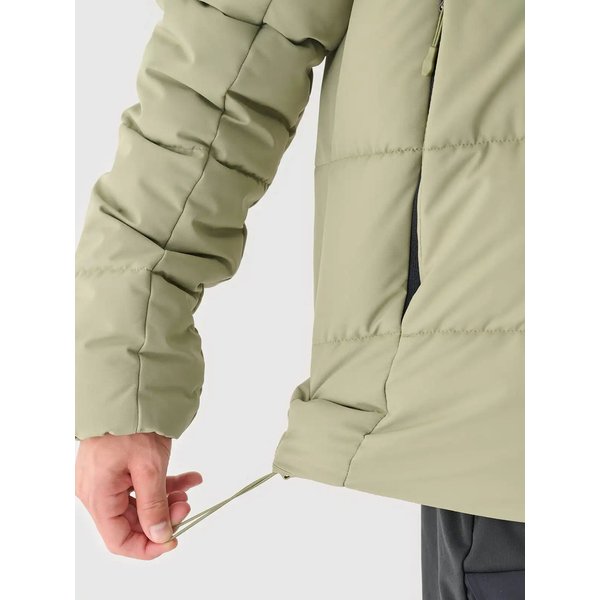 Kurtka narciarska męska TTJAM580 4F - khaki