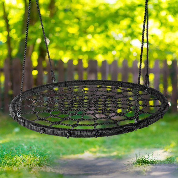 Huśtawka ogrodowa, bocianie gniazdo XXL Net Outtec - black
